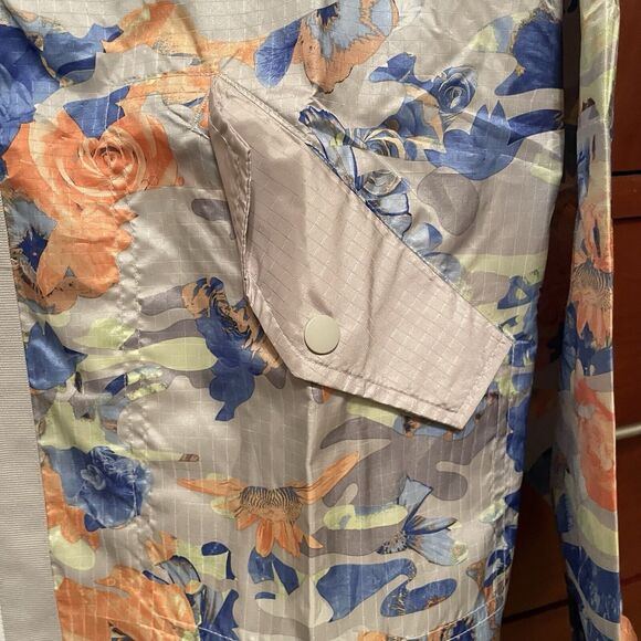 Nike Womens Woven Floral Track Zip Jacket Size L - CZ8184 072 Windbreaker NWT - Picture 6 of 16